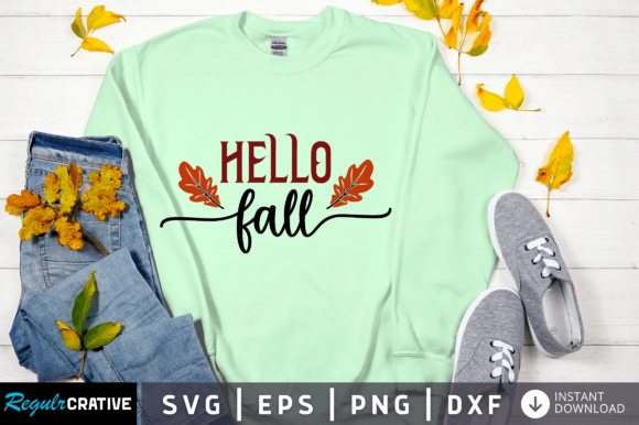 Download Hello Fall Svg Design - Hello fall Collection