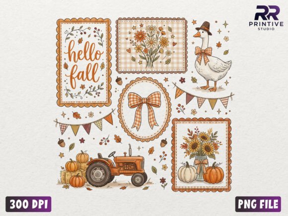 Download Preppy Hello Fall Coquette PNG - Hello fall Collection