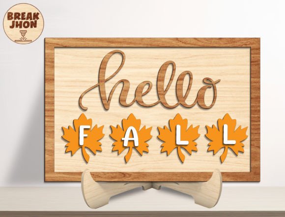 Download Hello Fall Stand Decor Svg - Hello fall Collection