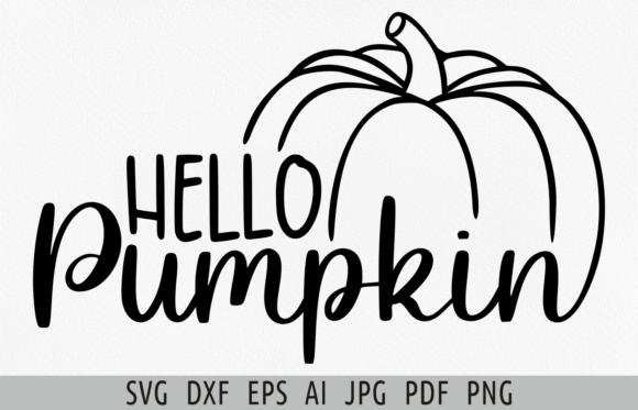 Download Hello Pumpkin Svg Hello Fall Svg for Cut - Hello fall Collection