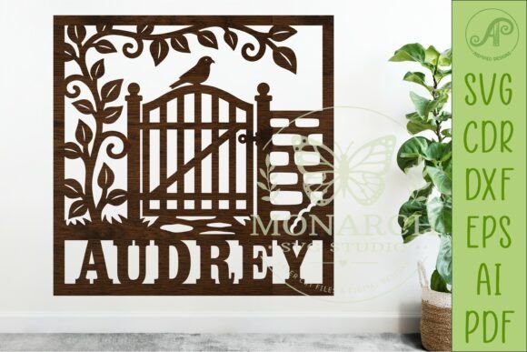 Download Personalized Secret Garden Gate Sign - Gate sign Collection